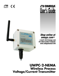 Thumbnail of document Manual - UWPC-2-NEMA UW Series Wireless NEMA 4X Voltage & Current Transmitter